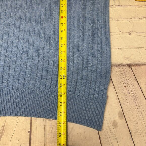 Mackinnon of Scotland Men 100% Wool Cable Knit Sweater Size XL X-Large D037 -26 - Picture 4 of 15